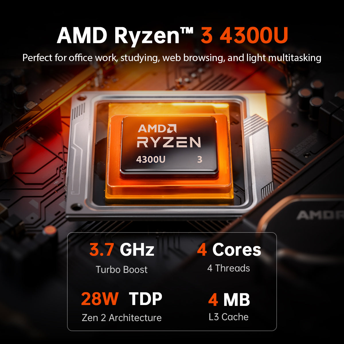 ACEMAGIC K1 AMD Ryzen™3 4300U/3300U Mini PC
