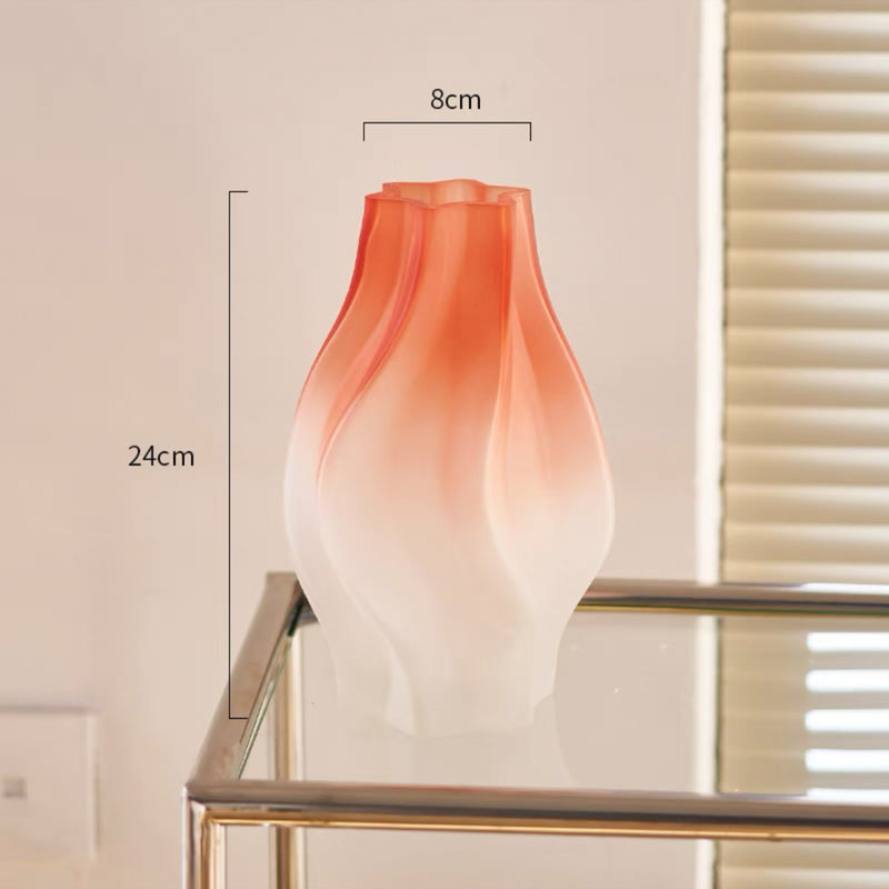 グラデーションガラスフラワーベース – acacia