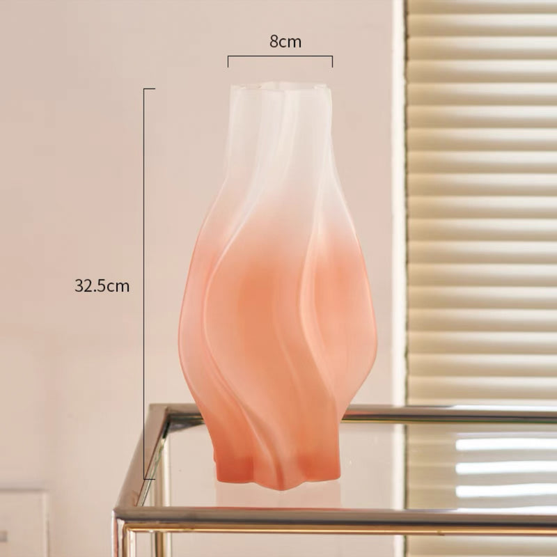 グラデーションガラスフラワーベース – acacia