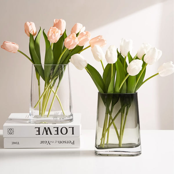 シンプルガラスフラワーベース – acacia