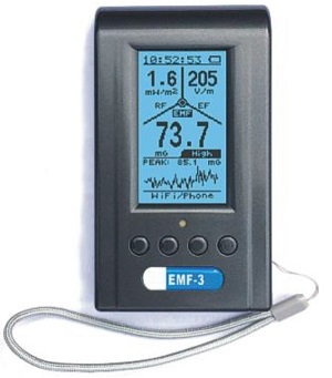 EMF-390 デジタルEMFメーター -- 電磁界, スペクトラムアナライザー, 3