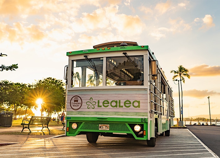 H.I.S.】レアレアトロリー【LeaLea Trolley】ホノルル（オアフ島