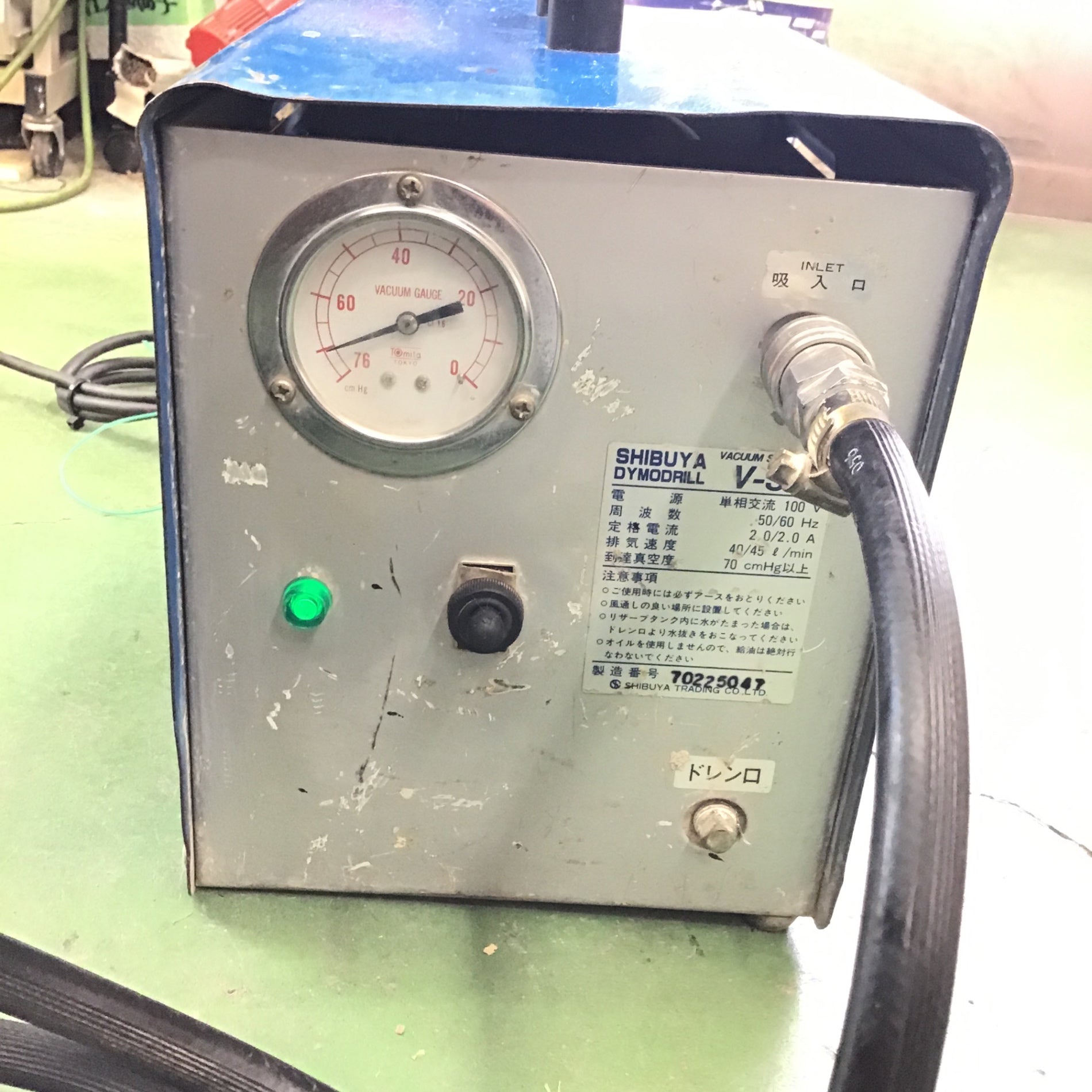 〇シブヤ(SHIBUYA) バキュームポンプ V-300【桶川店】 – アクトツール