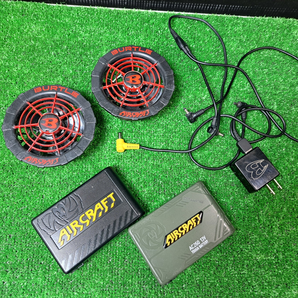 バートル(BURTLE) 空調服 バッテリー2点 AC260 AC230 ファンユニット