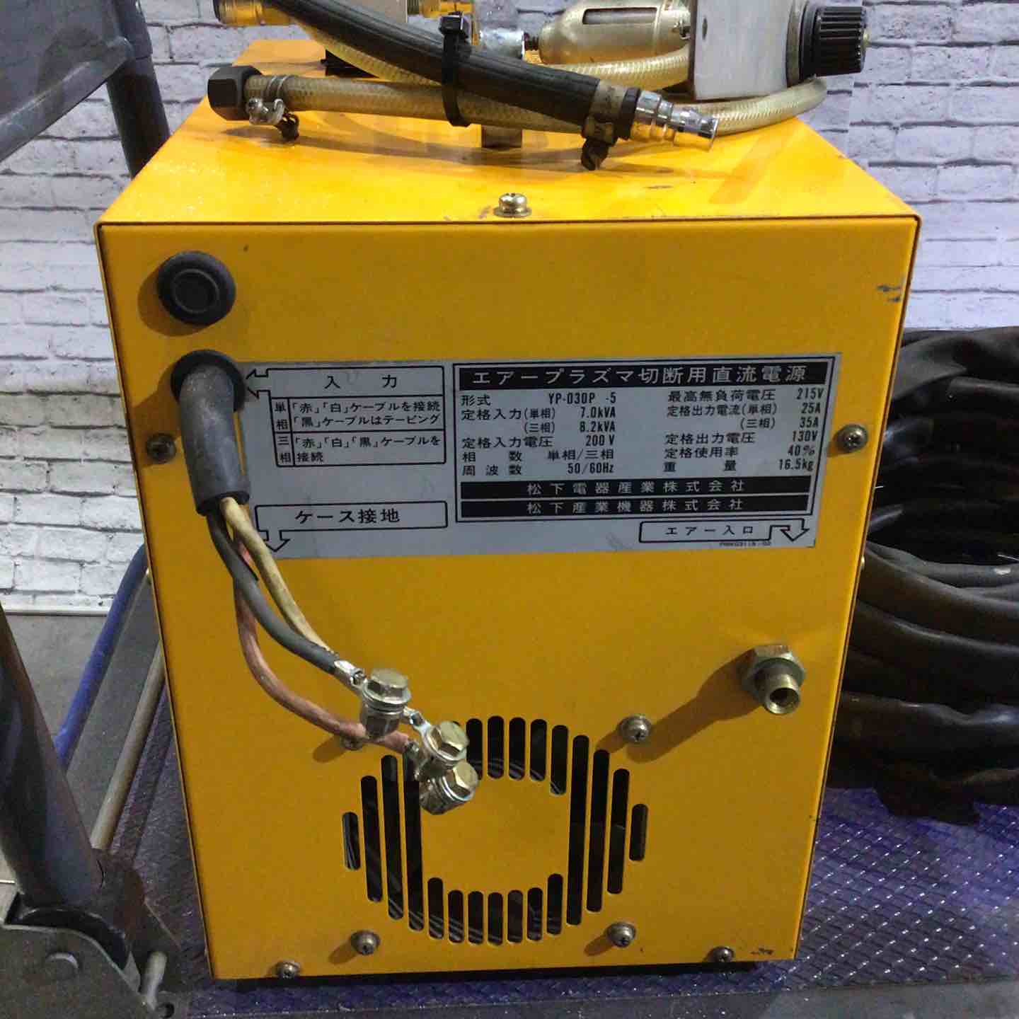 店頭受取り限定】パナソニック エアプラズマ切断機 YP-030P-5 ケーブル