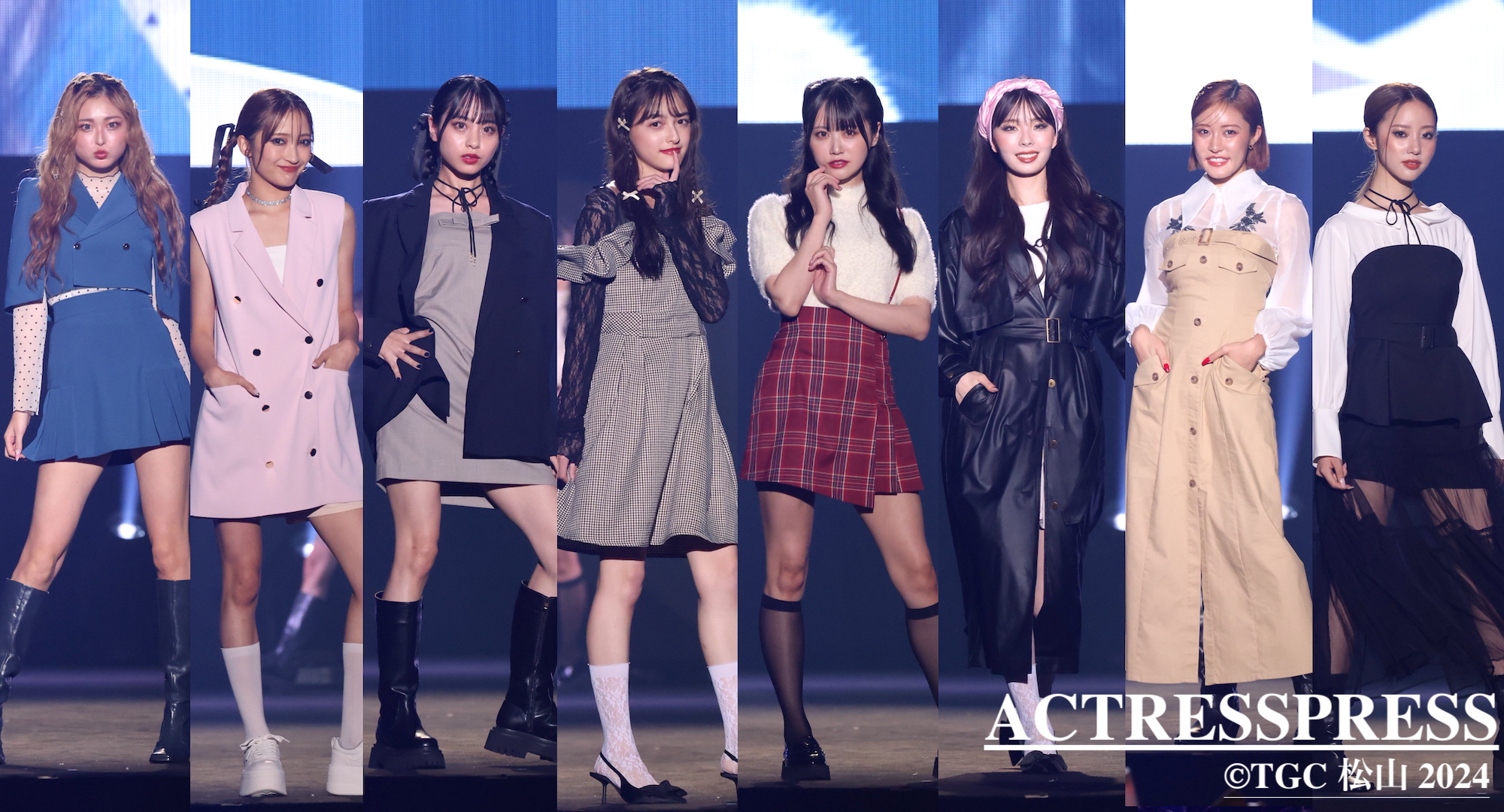 REDYAZELを纏って人気モデルが【TGC松山2024】ランウェイに登場