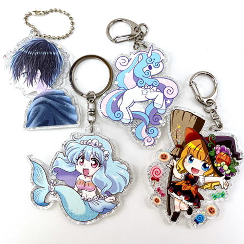 ラメアクリルキーホルダー（クリア） | アクリルワン