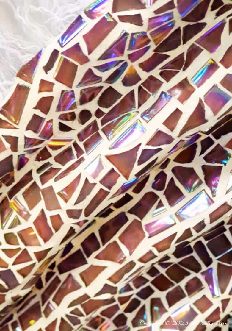 Mosaic Substrate With Folds Tutorial - A Crafty Mix