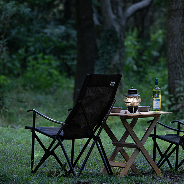 アディロンダック キャンパーズチェア ブラック – aandfonlinestore