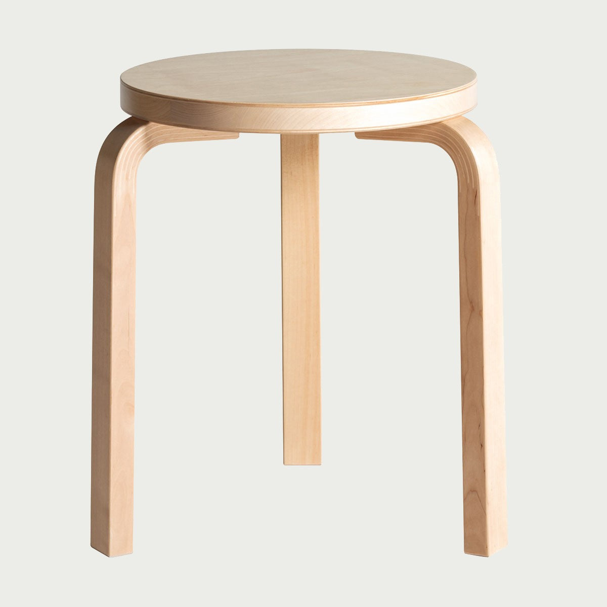Artek Alvar Aalto Stool 60 - Three-Legged - Birch Veneer - Artek