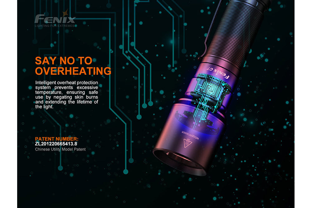 Fenix C7 Rechargeable Flashlight | Agency 6 - Agency6.com