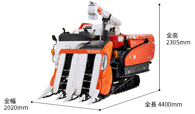 ラインアップ｜R462｜コンバイン・バインダー・ハーベスタ｜農業
