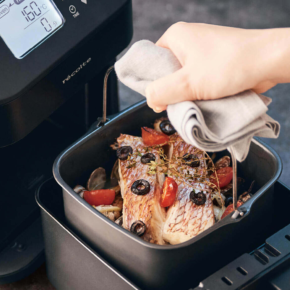 recolte（レコルト）ハイスチームエアーオーブン ナチュラルブラック