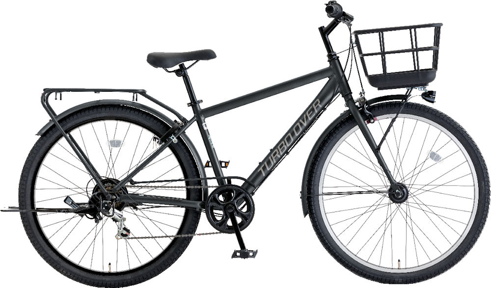 シティサイクル シオノ ターボオーバー 27.5 外装6段 オートライト