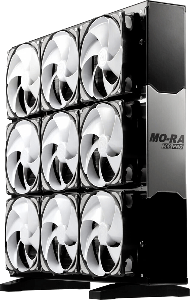 The MO-RA3 PC Radiator System from Watercool - Massive and Beautiful