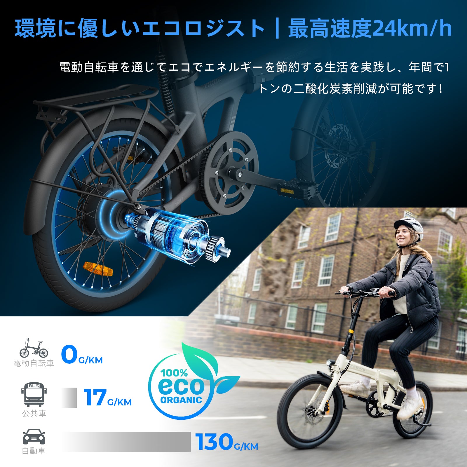 ADO Air 20 折りたみ電動アシスト自転車