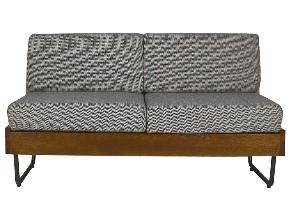 取扱終了][新仕様] ウォーム LD ソファ アームレス ヘリンボーン - a