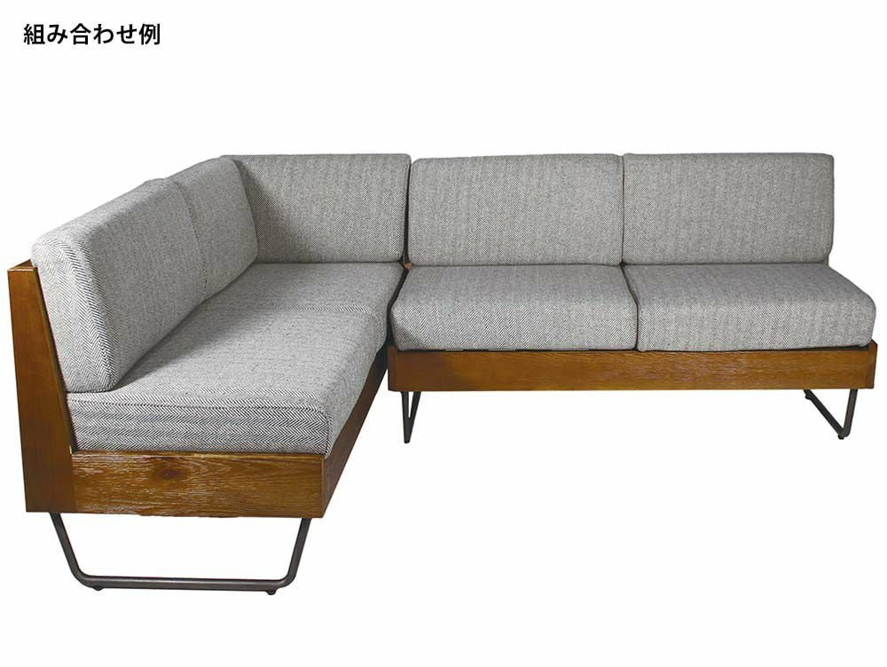 取扱終了][新仕様] ウォーム LD ソファ アームレス ヘリンボーン - a