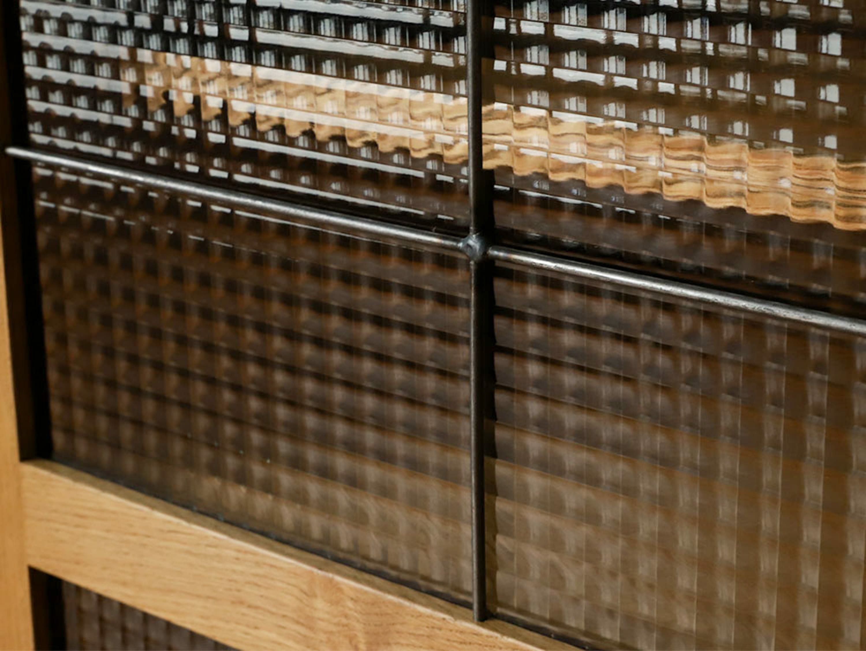 クーポン対象】カデル スライドガラスキャビネット ロー - a.depeche