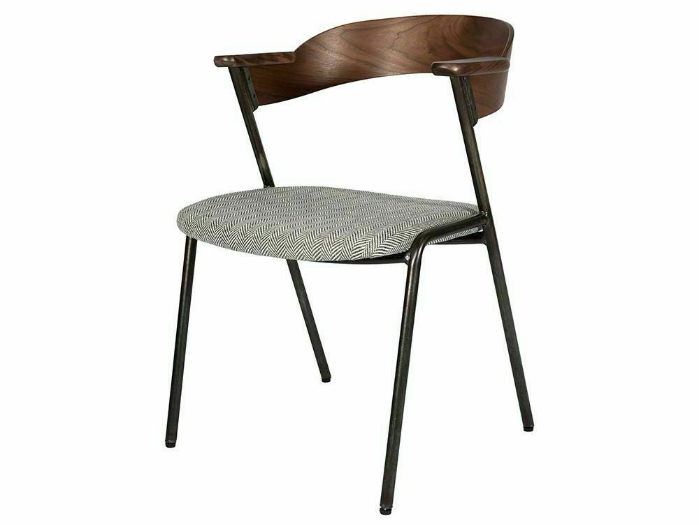 ダニス ショートアームチェア アーム ウォルナット - a.depeche