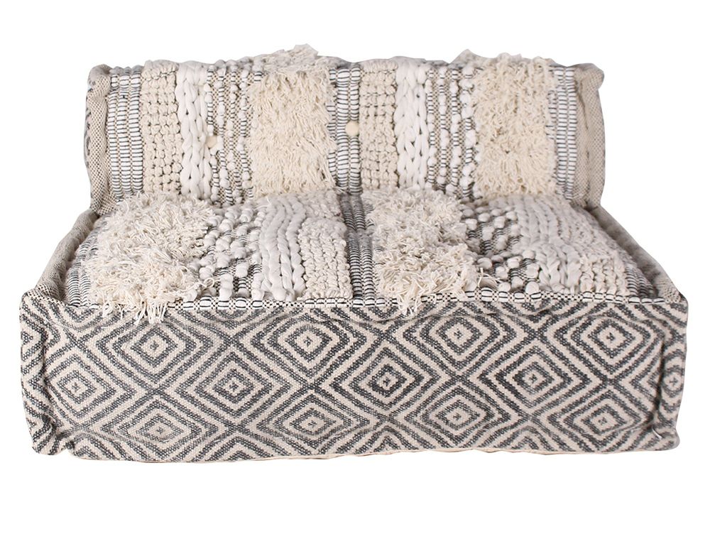 クーポン対象】ブロック マルチ ソファ センター マック ホワイト - a