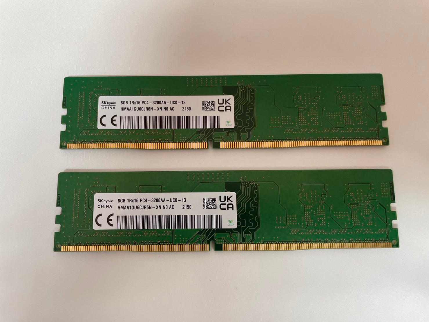SK Hynix HMAA1GU6CJR6N-XN 8GB×2枚組【Bランク】| 中古メモリ – アドパソ