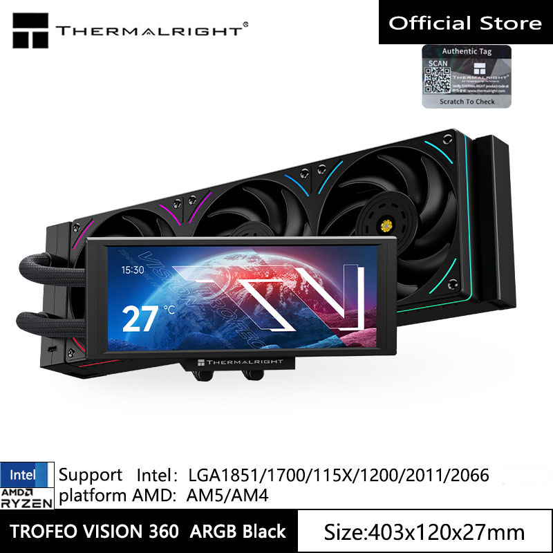Thermalright TROFEO VISION 360 ARGB オールインワン水冷ラジエーター