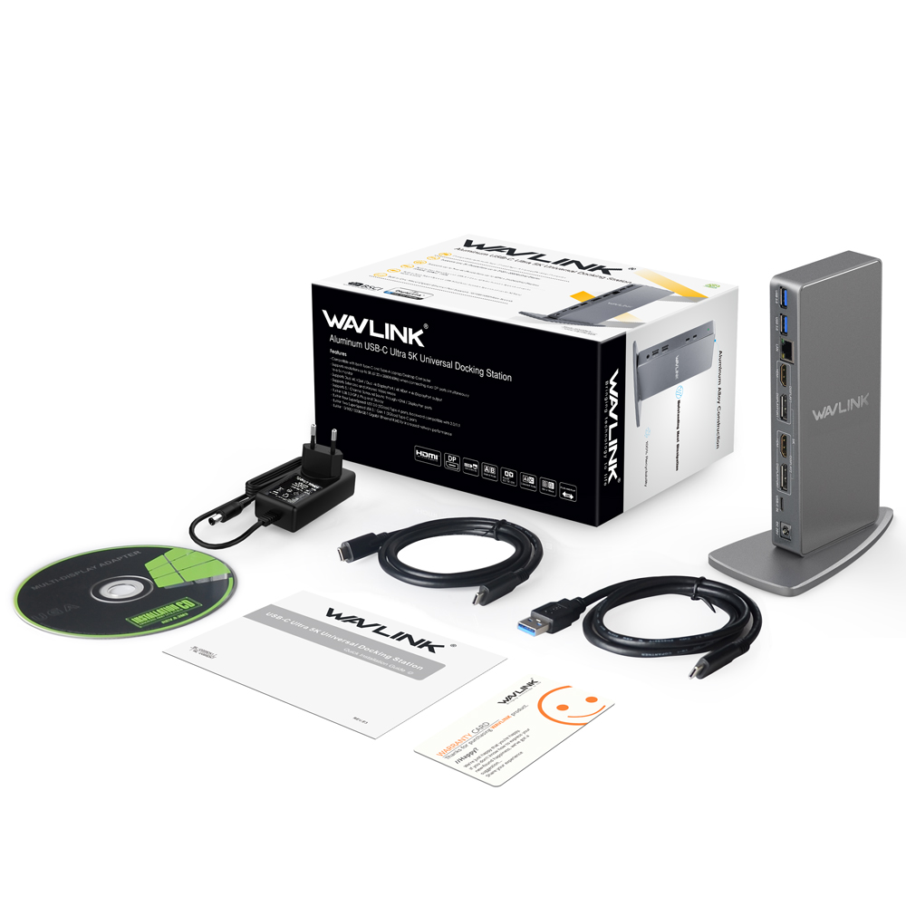 Wavlink-ラップトップ用のユニバーサルドッキングステーション,usb 3.0