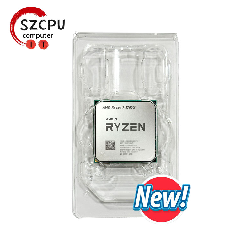 AMD Ryzen 7 3700X CPU, R7 3700X, 3.6 GHz, Eight-Core, Sixteen