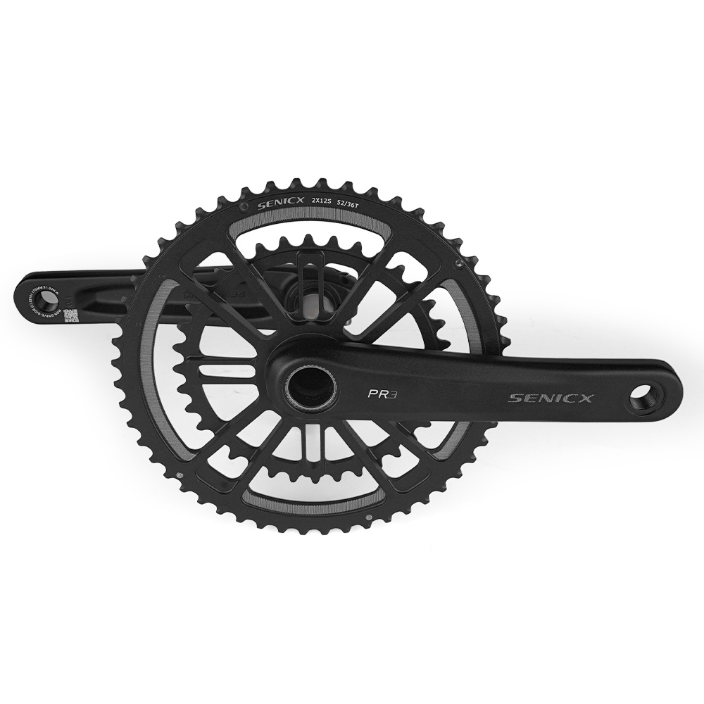 Senicx-ロードバイク用クランクセット,折りたたみ式チェーンリング