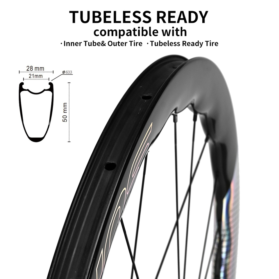 スーパーチーム-ディスクブレーキ付きカーボンホイール,チューブレス