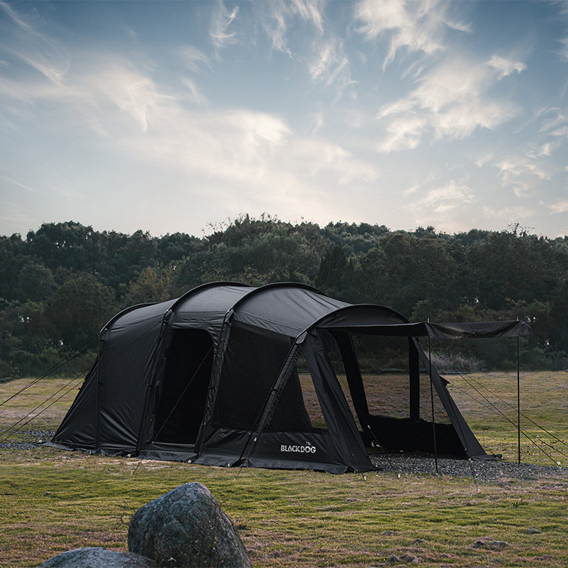 Naturehike-Blackdog トンネルテント屋外キャンプ用品 1 つの部屋と 1