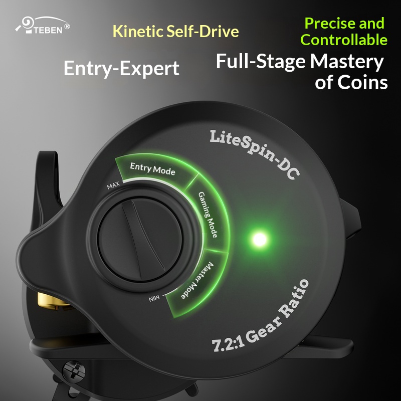 TEBEN LS150S/LSY150S DC Fishing Reel 7.2: 1 Magnetic Force /SDC