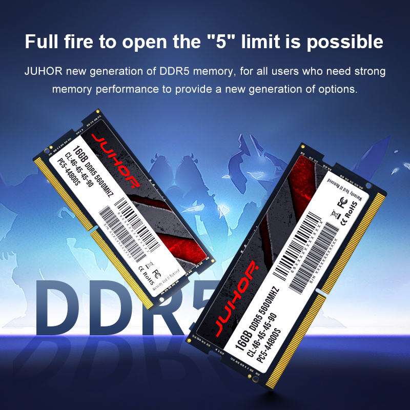 JUHOR ノートパソコン用メモリ DDR5 16GB 32GB 5600MHz RAM - AliExpress 7