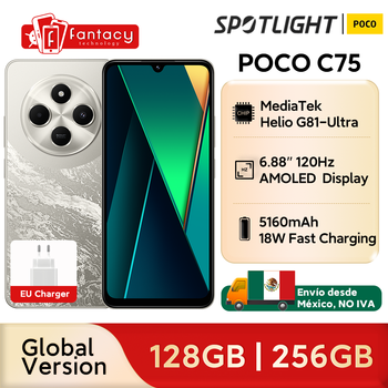 POCO C75 レビュー : 6.88インチ大画面と以外にもカメラ性能が実用的