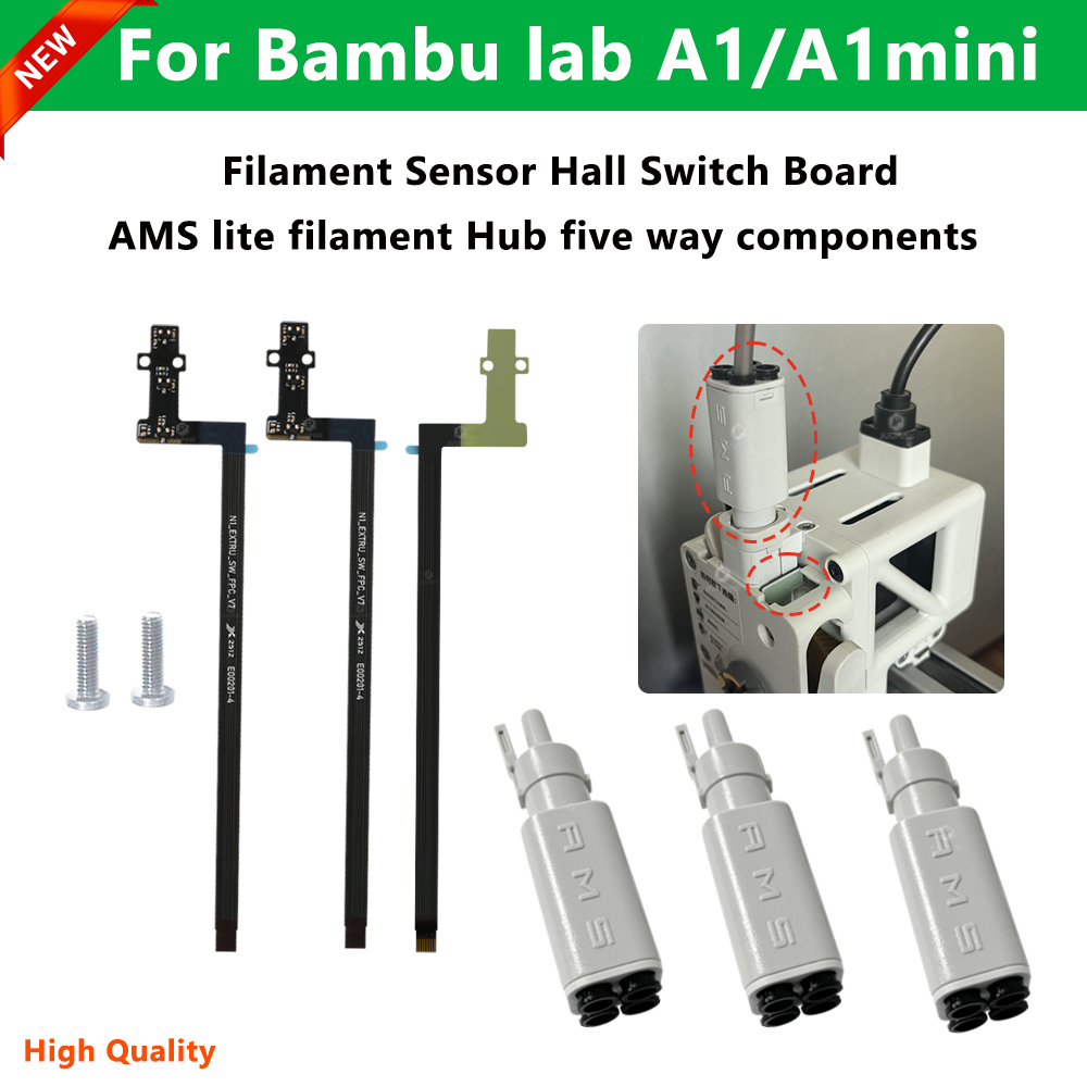 BambuLab A1/A1 Miniフィードホールボードフィラメントセンサー交換用
