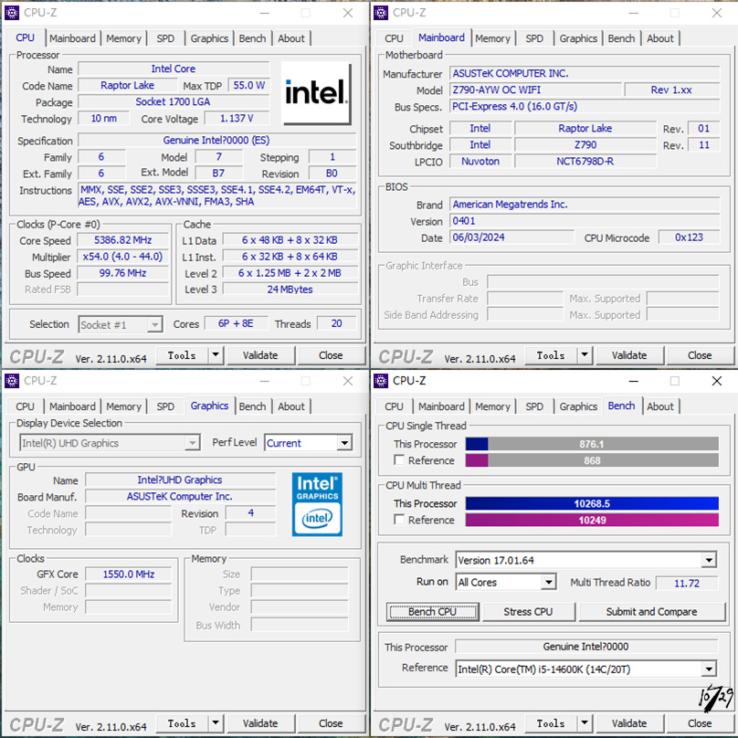 13th Gen I7-13650HX-Q1LR Modified FLASH HX desktop 1700LGA Can