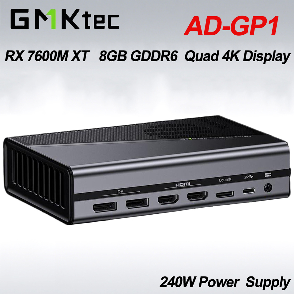 GMKtec AD-GP1 RX 7600M XT 8GB GDDR6 2300MHz グラフィックスカード