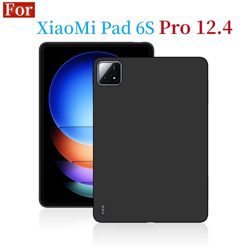 Silicone Case For Xiaomi Pad 6S Pro 12.4 Inch 2024 Mi Pad 6 S