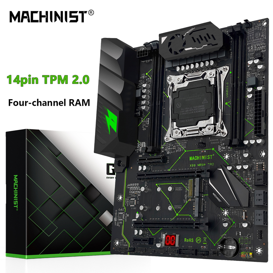 MACHINIST X99 MR9A PRO マザーボード TPM2.0インターフェース搭載 LGA