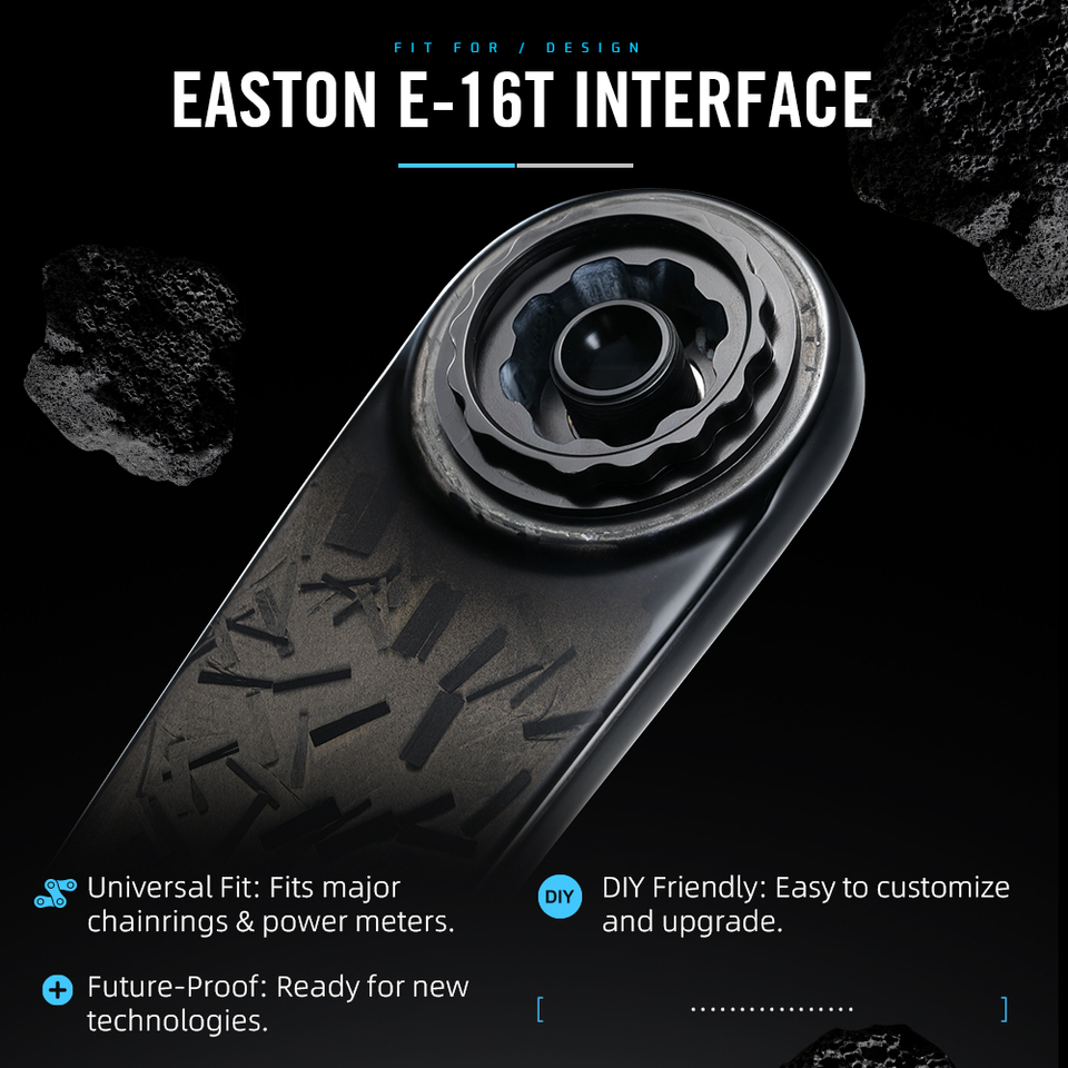 LEXON ロードフルカーボンクランク 超軽量325g 24mmチタンスピンドル