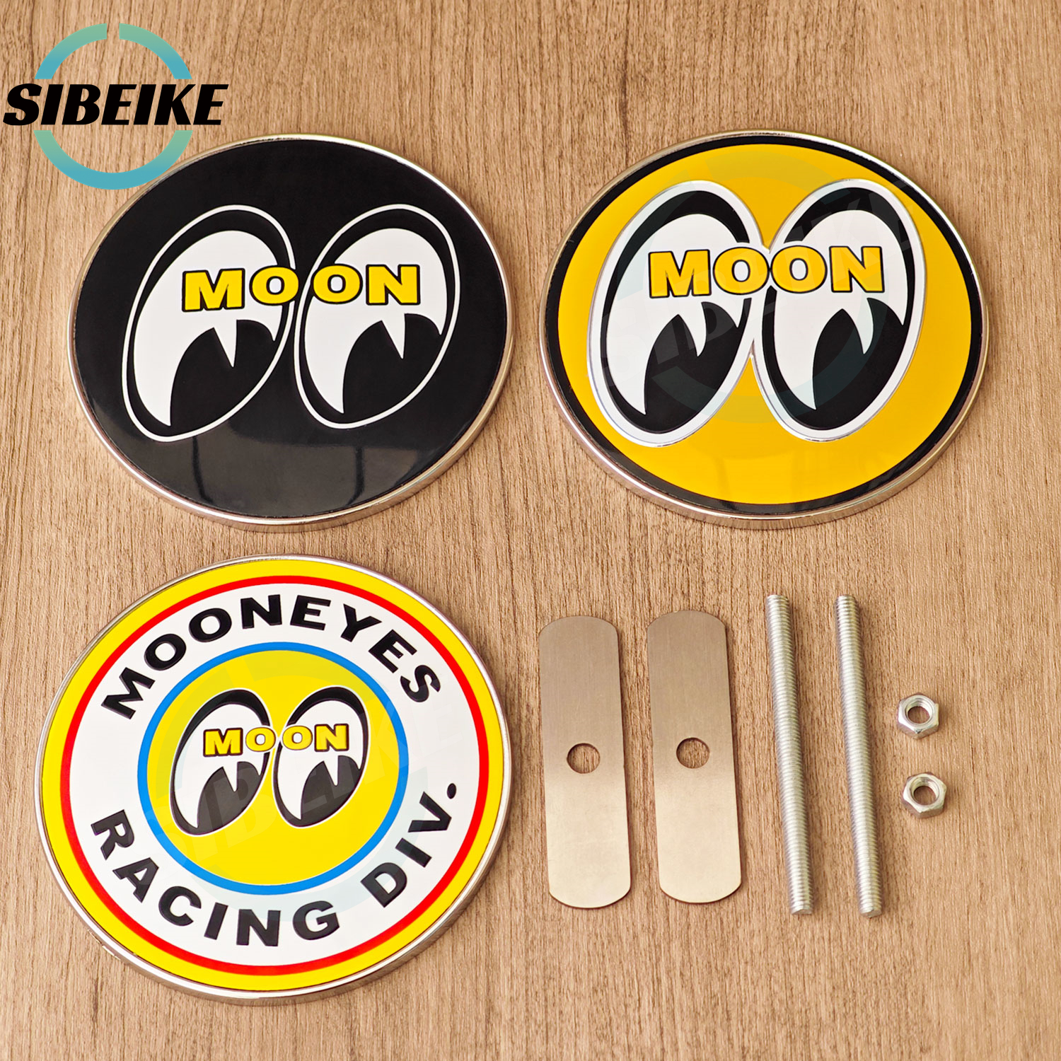 車のフロントグリルメタルバッジ,ユニバーサルメタルバッジ,jdm