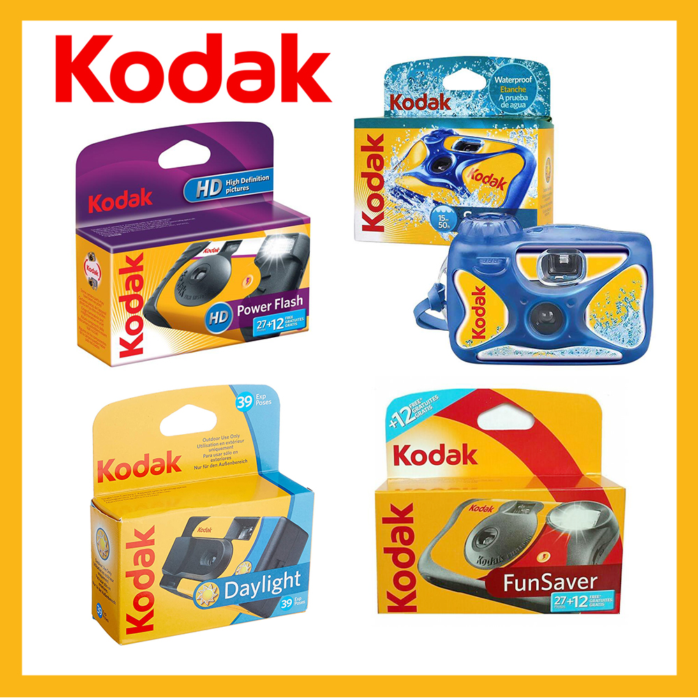 Kodak-使い捨てフィルムカメラ,27/39枚の露出写真,昼光,HDパワー