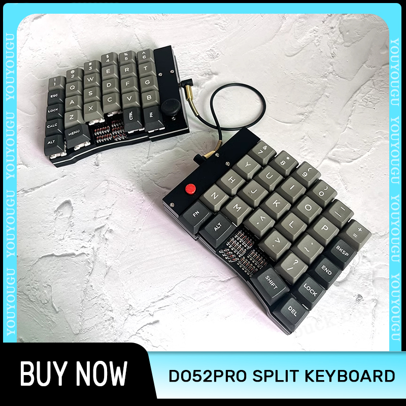 Do52 proメカニカルキーボード,赤いドットのミニキーボード,thinkpad