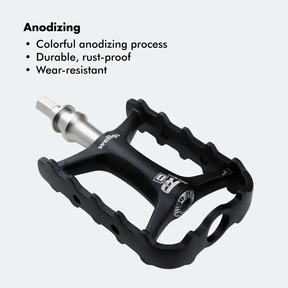 Wellgo-超軽量自転車ペダル、クイックリリースデバイス、mtb