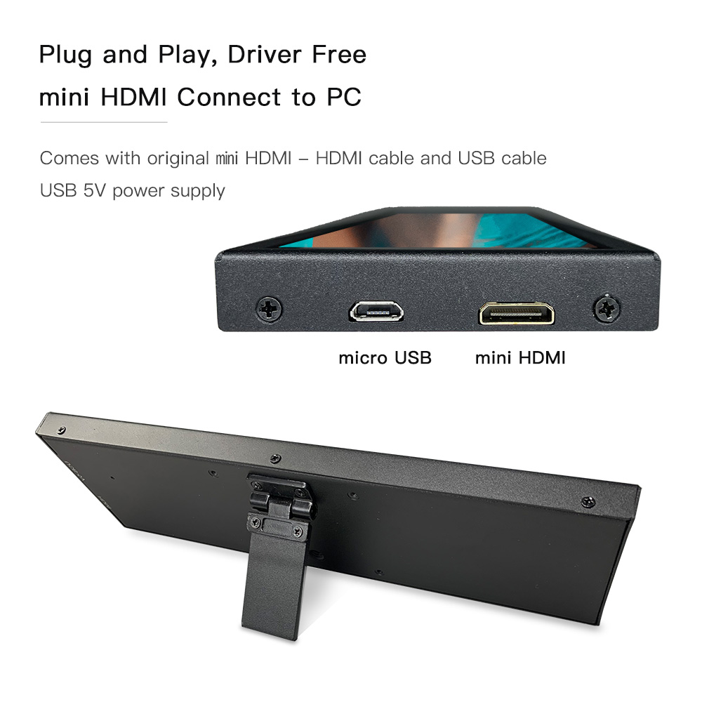 Lesown-ミニワイドipsタッチスクリーン、1920x480、ips 8.8