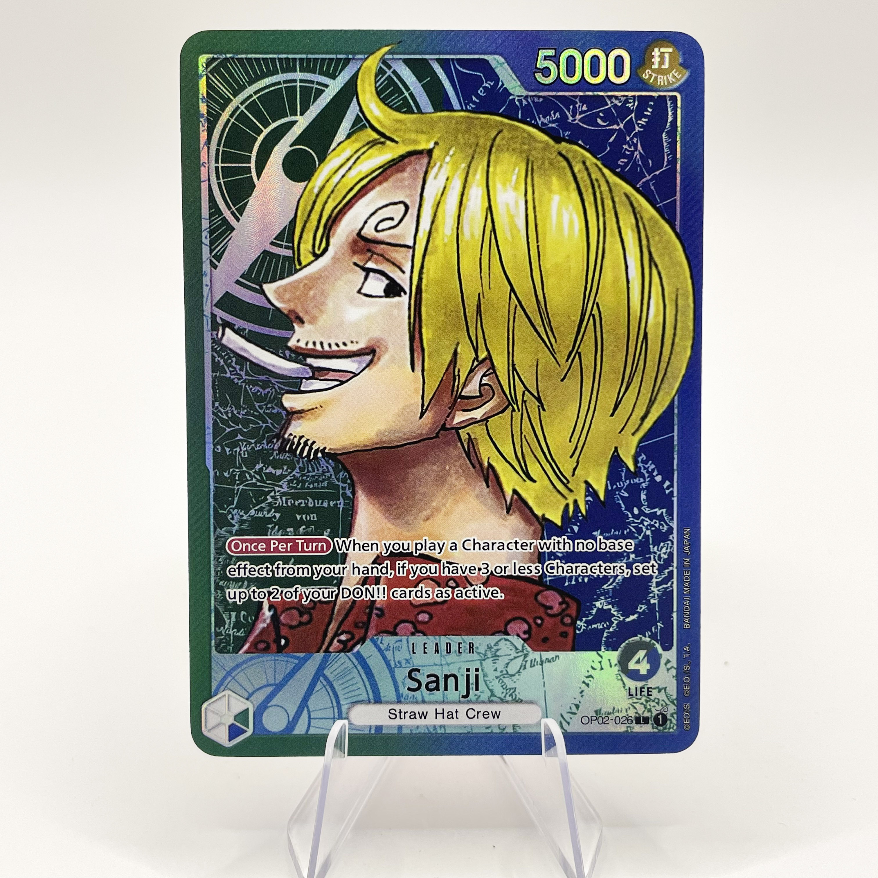 Proxy Anime One Piece OTCG Leader Card Zoro Law Luffy Sanji Zephyr