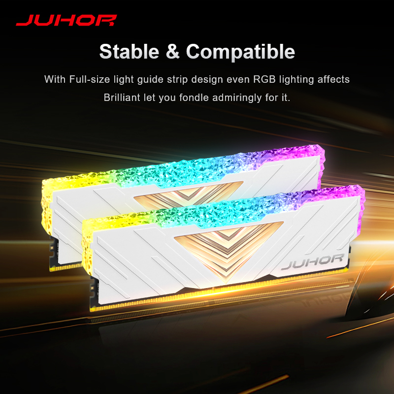 JUHOR RGB RAM DDR4 8GB 16GB 3200MHz DDR4 DIMM Memoria Ram ddr4