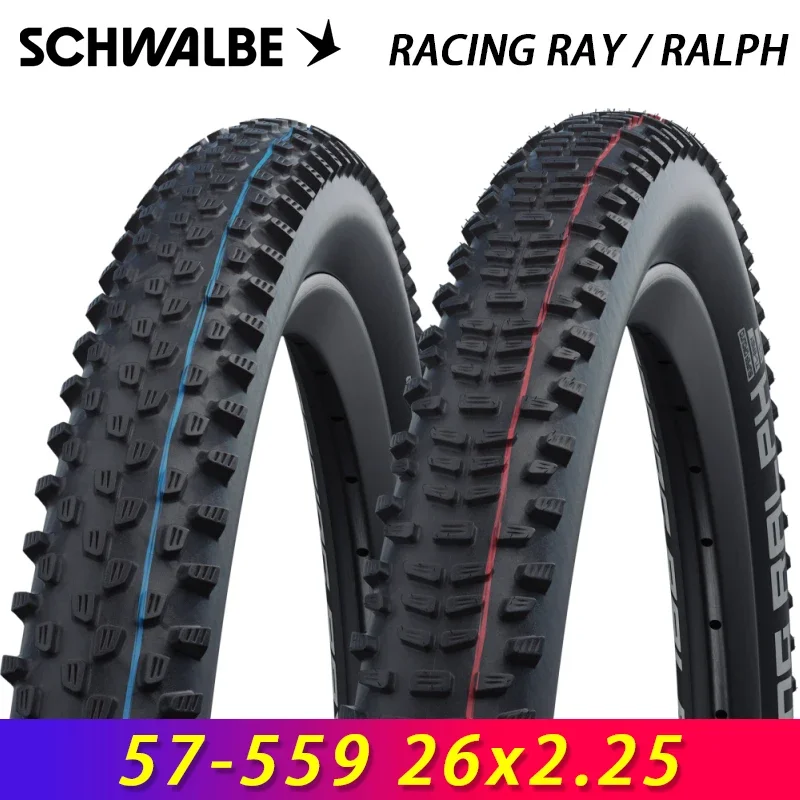 SCHWALBE Original 26x2.25 RACING RAY/RALPH Tubeless Folding Tire