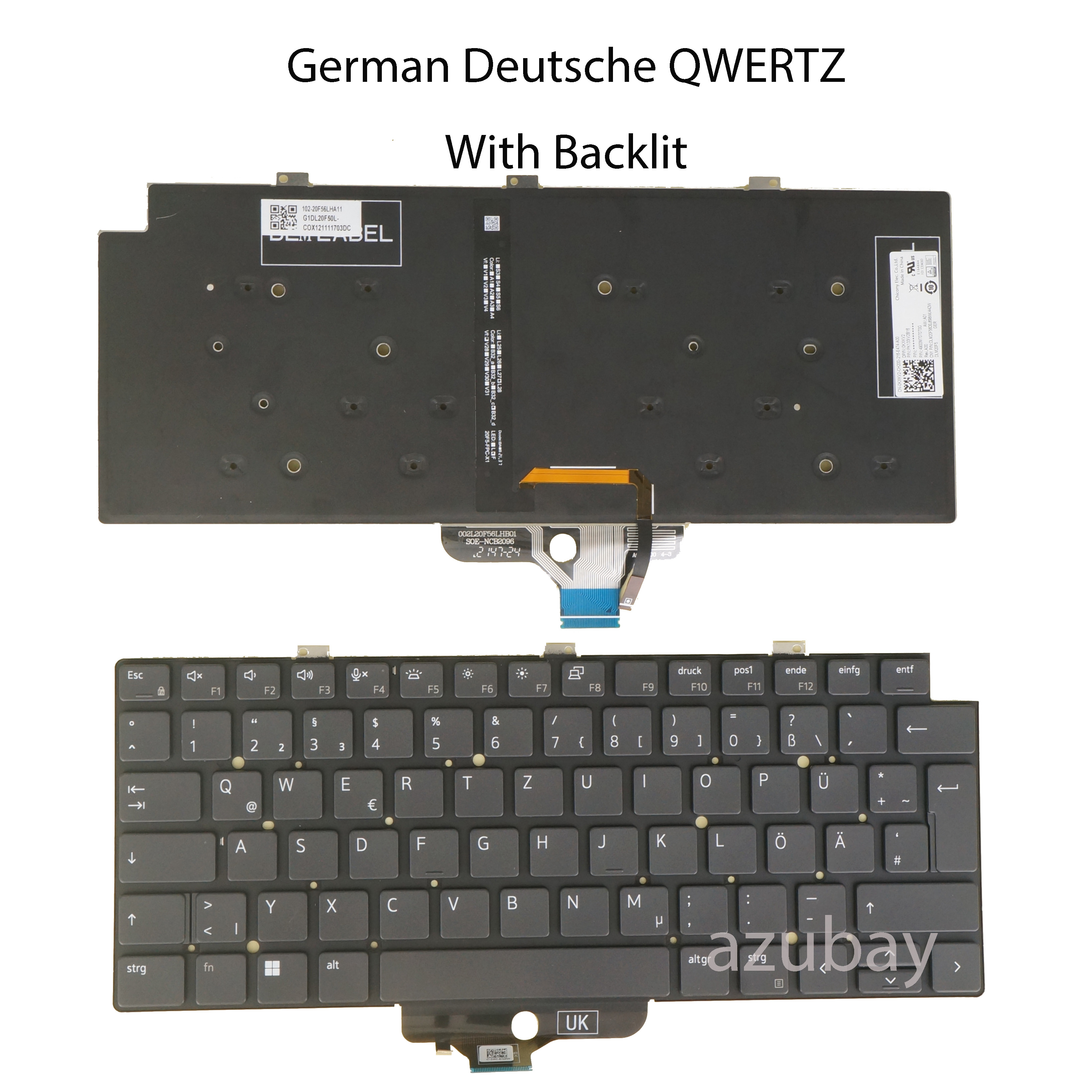 Dell Latin 5320, 5330, 5340, 7320,us, la,スペイン語,sd, fi, dk
